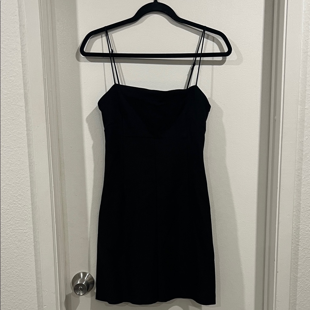 Silence + Noise Chic Black Mini Dress Size Medium